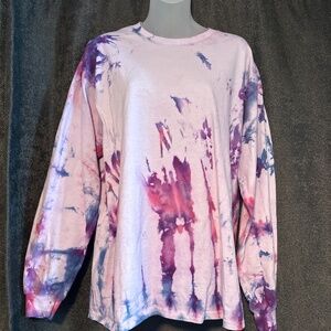 Large Long Sleeve Tie Dye unisex